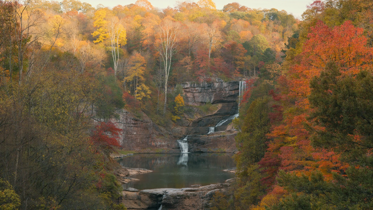 The Hocking Hills in autumn